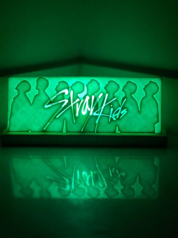 Lámpara Stray Kids K-Pop Personalizada - Impresión 3D