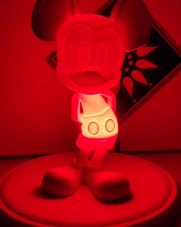 Lámpara Clásica Mickey Mouse Disney - Impresión 3D