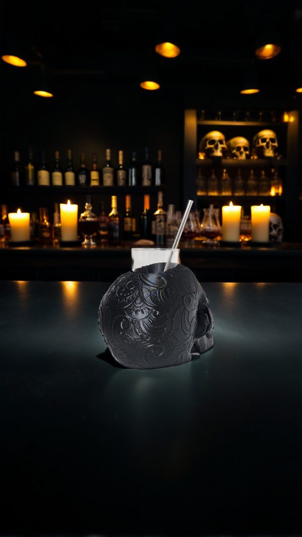 Portavasos Calavera Mexicana 1 - Diseño 3D