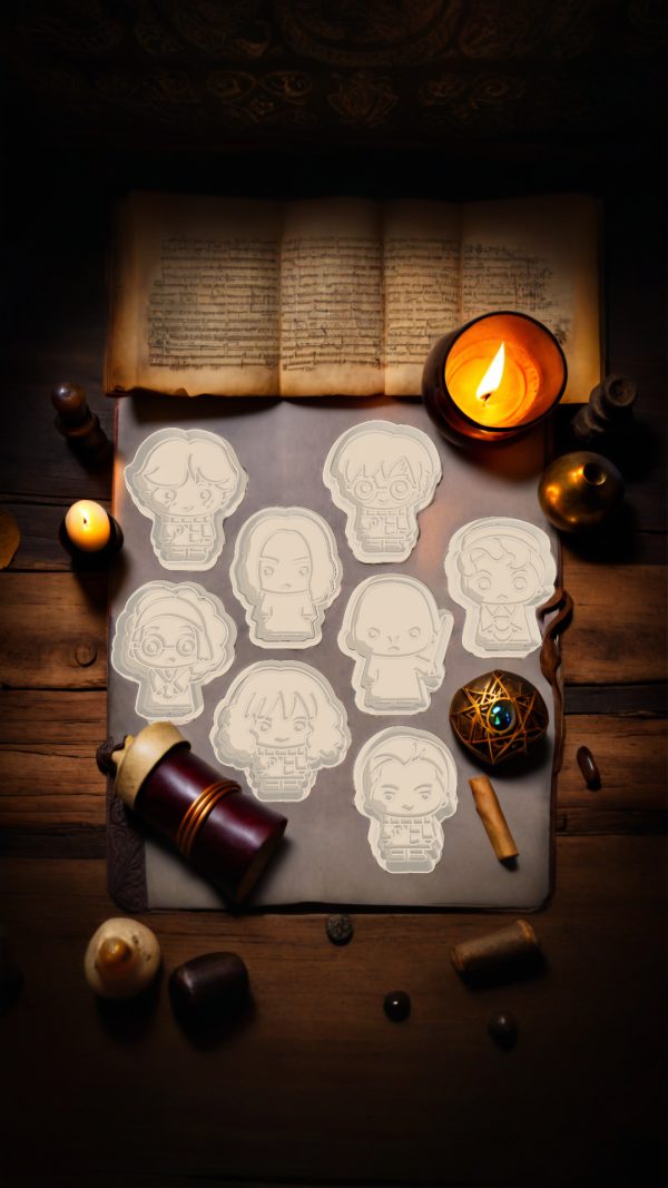 Harry Potter - Pack Cortadores de Galletas Diseño 3D