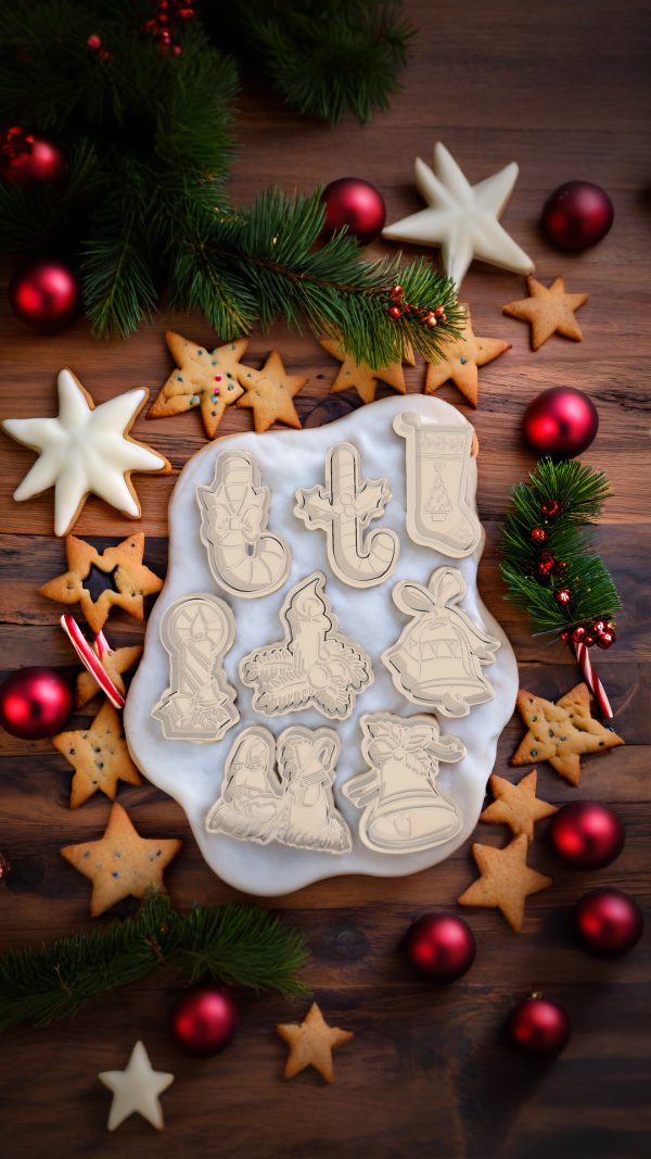 Navidad - Pack Cortadores de Galletas Diseño 3D