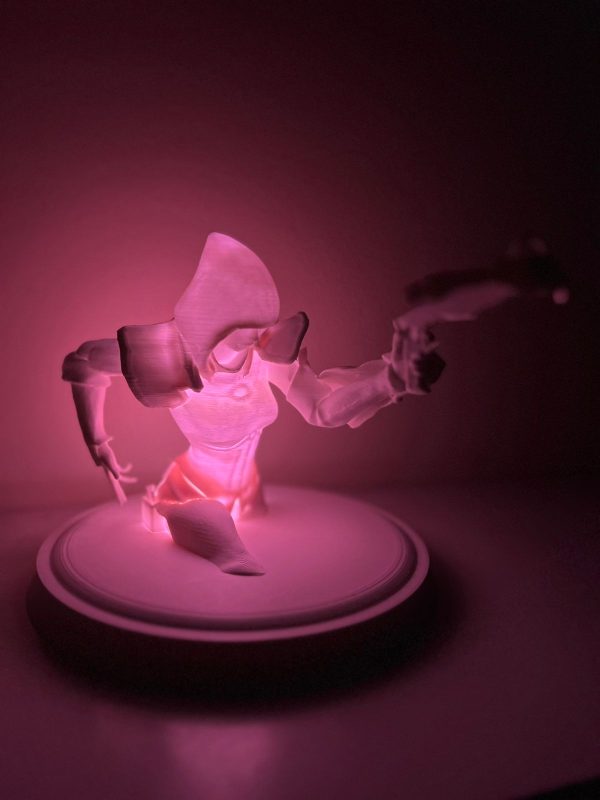 p502-c2 Lámpara Diablo III Demon Hunter LED - Impresión 3D