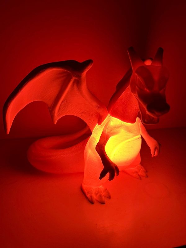 Figura Lámpara Charizard Pokémon Fuego - Impresión 3D | Ultra3D Chile