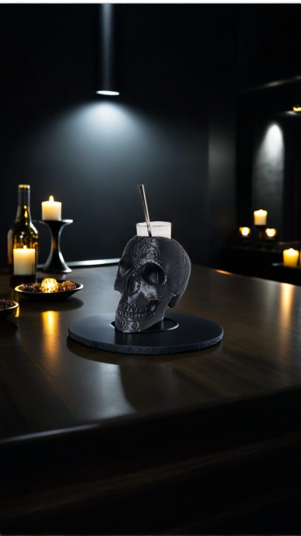 Portavasos Calavera Mexicana 1 - Diseño 3D – vista 3 | Ultra3D Chile