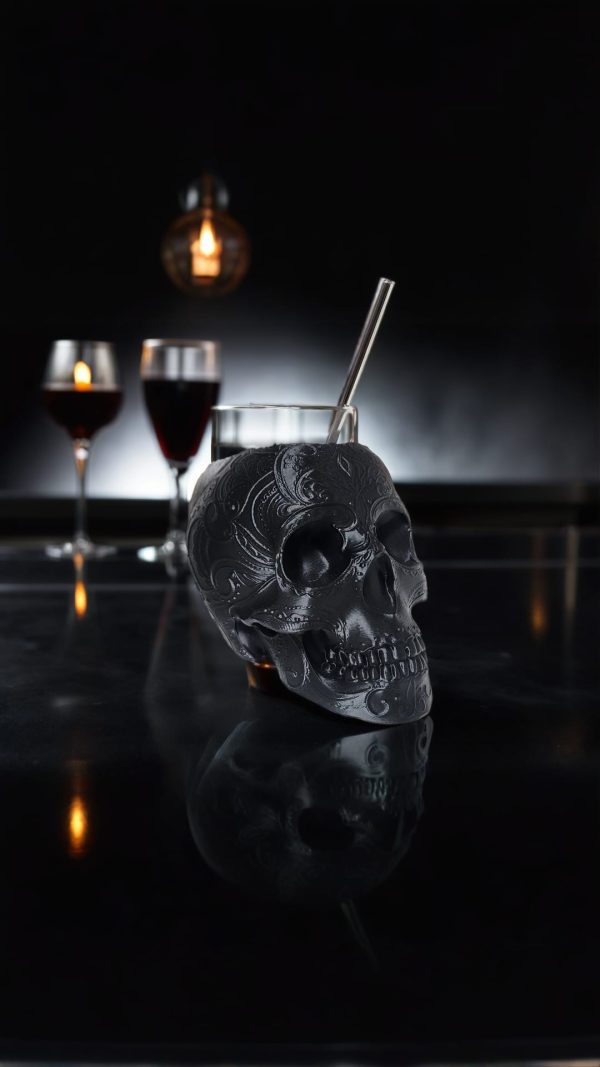 Portavasos Calavera Mexicana 1 - Diseño 3D – impresión 3D Chile Portavasos Calavera Mexicana 1 - Diseño 3D | Ultra3D Chile