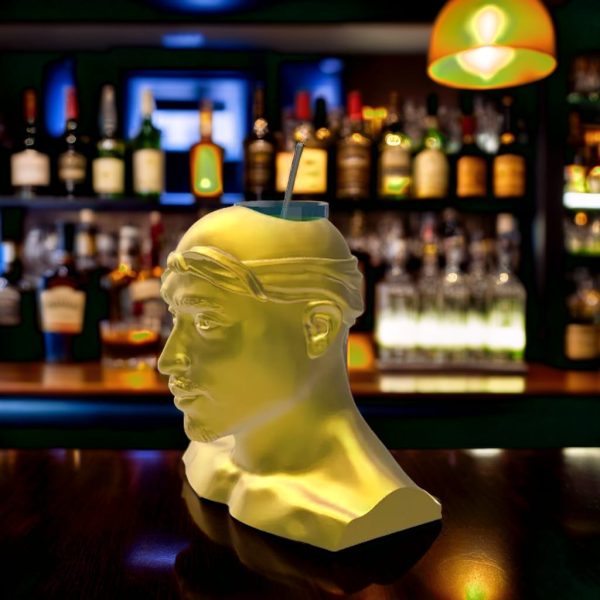 Portavasos Tupac Diseño 3D - Decoración Hogar Personalizada – vista 2 | Ultra3D Chile