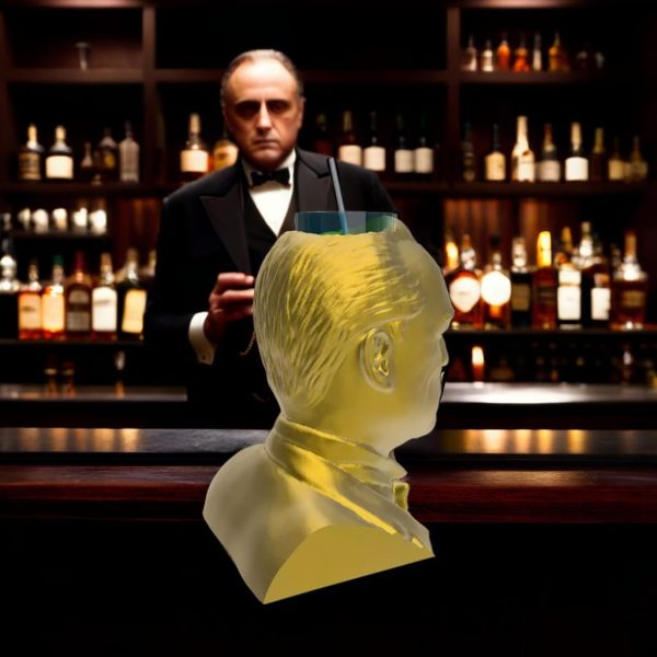 Portavasos Vito Corleone - Diseño 3D Chile – imagen 3 Portavasos Vito Corleone - Diseño 3D Chile – vista 3 | Ultra3D Chile