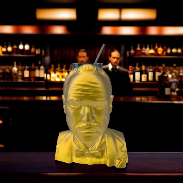 Portavasos Vito Corleone - Diseño 3D Chile – impresión 3D Chile Portavasos Vito Corleone - Diseño 3D Chile | Ultra3D Chile