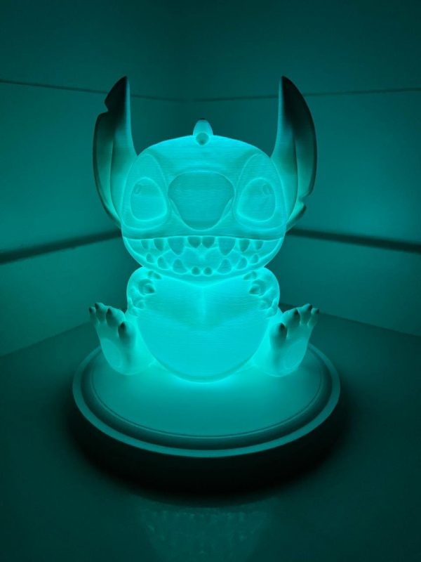 Lámpara Disney Stitch Lilo & Stitch LED - Impresión 3D | Ultra3D Chile